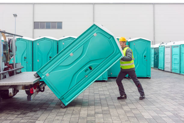 Porta potty delivery and setup in Siler City, NC